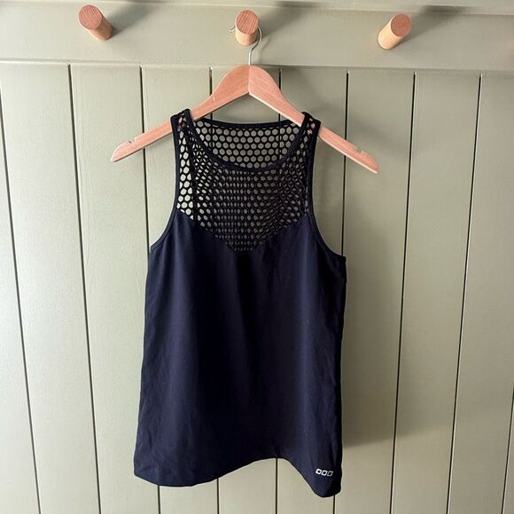 Lorna Jane Mesh Active Tank in Black - Large - Picture 1 of 6